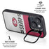 NFL San Francisco 49ers White Striped iPhone 14 Plus Kickstand Case