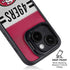 NFL San Francisco 49ers White Striped iPhone 14 Plus Kickstand Case