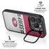 NFL San Francisco 49ers White Striped iPhone 15 Pro Kickstand Case