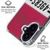 NFL San Francisco 49ers White Striped iPhone 16 MagSafe Case