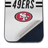 NFL San Francisco 49ers White Striped iPhone 16 Skin