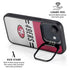 NFL San Francisco 49ers White Striped iPhone 16e Kickstand Case