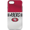 NFL San Francisco 49ers White Striped iPhone 7 Pro Case