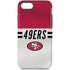 NFL San Francisco 49ers White Striped iPhone 7 Pro Case