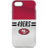 NFL San Francisco 49ers White Striped iPhone 8 Pro Case