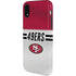 NFL San Francisco 49ers White Striped iPhone XR Pro Case
