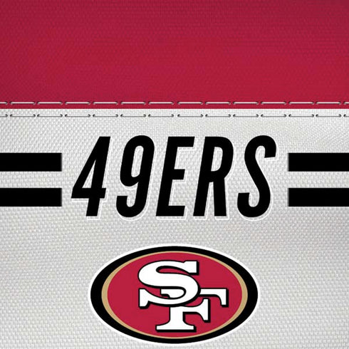 NFL San Francisco 49ers White Striped iPhone XR Pro Case