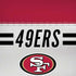 NFL San Francisco 49ers White Striped iPhone XR Pro Case