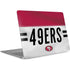 NFL San Francisco 49ers White Striped Apple MacBook Air Skin