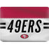 NFL San Francisco 49ers White Striped Apple MacBook Air Skin