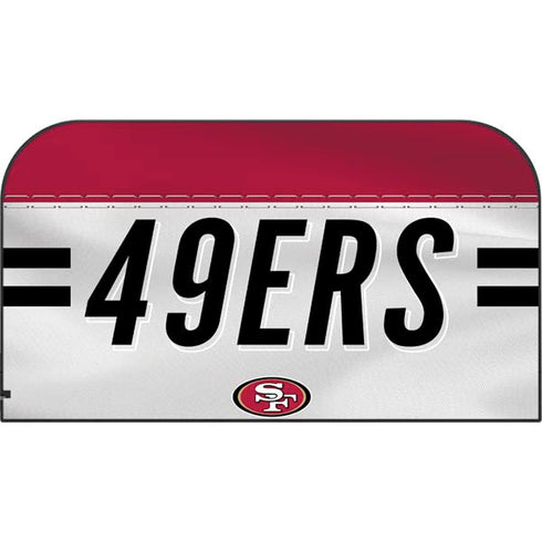 NFL San Francisco 49ers White Striped Nintendo Switch 2 (2025) with Joy-Con Skin