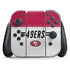 NFL San Francisco 49ers White Striped Nintendo Skins
