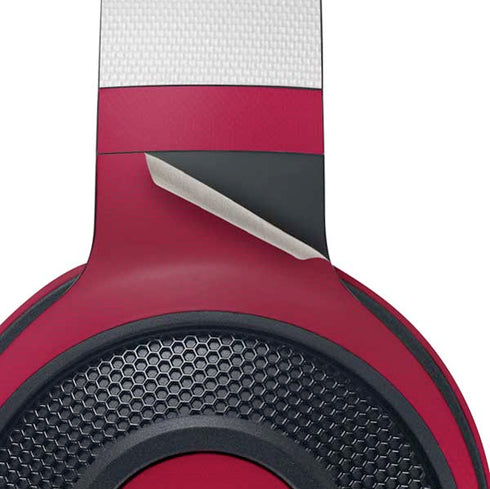 NFL San Francisco 49ers White Striped Razer Kraken X Skin