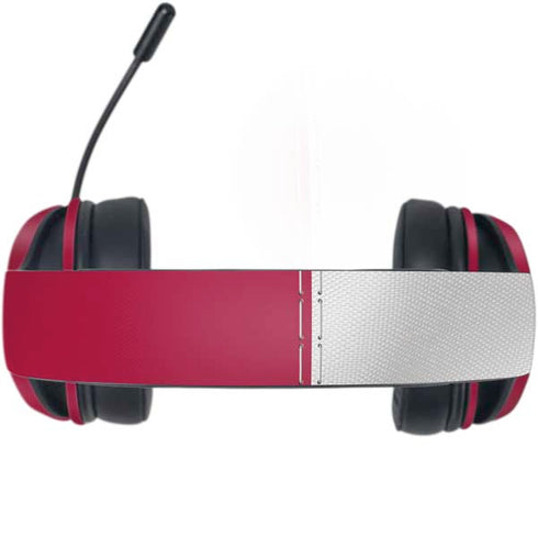 NFL San Francisco 49ers White Striped Razer Kraken X Skin