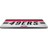 NFL San Francisco 49ers White Striped Surface Laptop 7 13.8in Skin