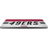 NFL San Francisco 49ers White Striped Surface Laptop 7 15in Skin