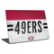 NFL San Francisco 49ers White Striped Laptop Skins
