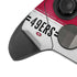 NFL San Francisco 49ers White Striped Xbox Elite Wireless Controller Series 2 Skin