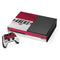 NFL San Francisco 49ers White Striped Xbox One Console and Controller Bundle Skin