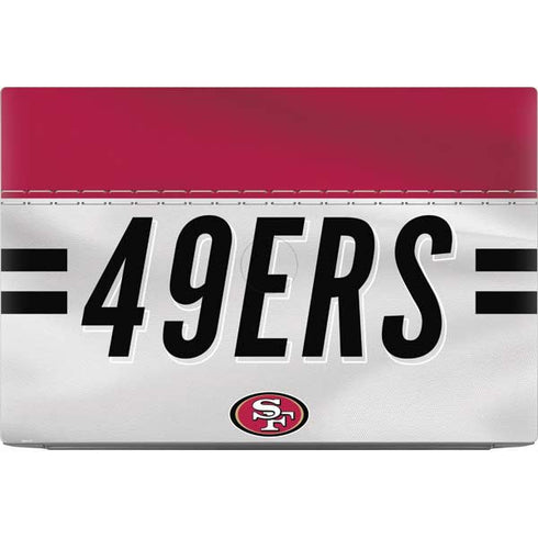 NFL San Francisco 49ers White Striped Dell XPS Skin