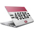 NFL San Francisco 49ers White Striped HP ZBook Fury 16 G10 Skin