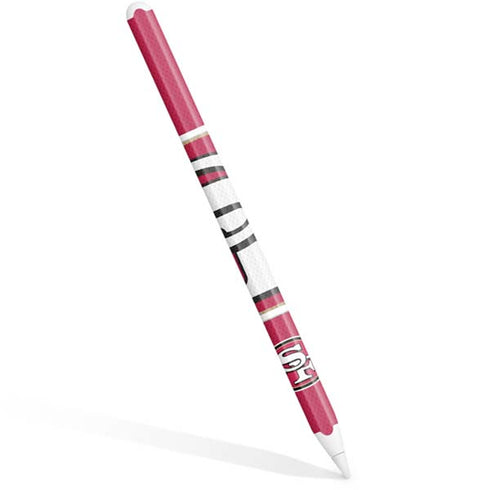 NFL San Francisco 49ers Zone Block Apple Pencil (2nd Gen 2019) Skin