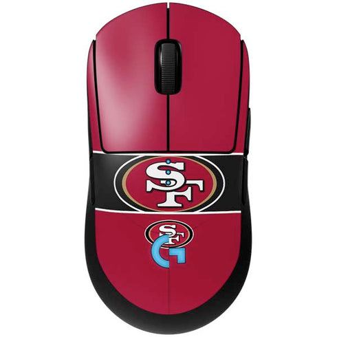 NFL San Francisco 49ers Zone Block G Pro Wireless Gaming Mouse Skin