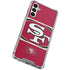 NFL San Francisco 49ers Zone Block Gabb Phone 4 Clear Case