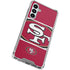 NFL San Francisco 49ers Zone Block Galaxy A16 5G Clear Case