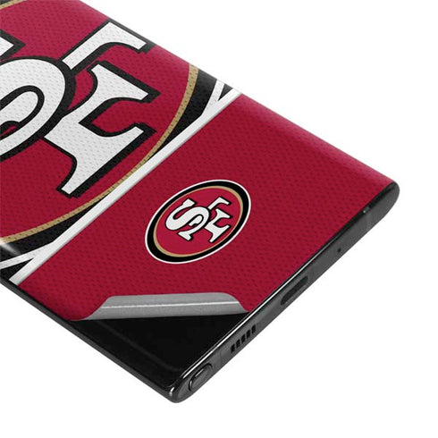 NFL San Francisco 49ers Zone Block Galaxy Note 10 Plus Skin
