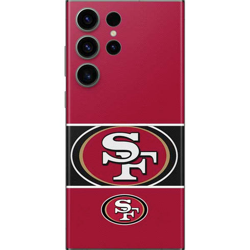 NFL San Francisco 49ers Zone Block Galaxy Skins