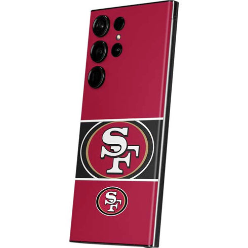 NFL San Francisco 49ers Zone Block Galaxy Skins
