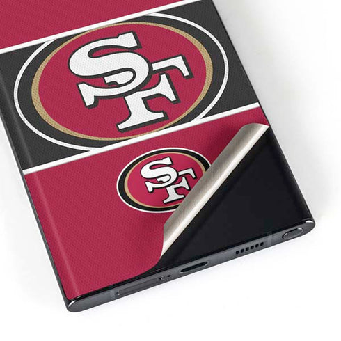 NFL San Francisco 49ers Zone Block Galaxy Skins