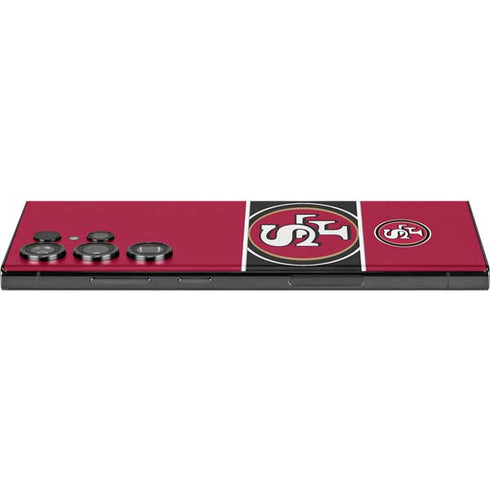 NFL San Francisco 49ers Zone Block Galaxy Skins