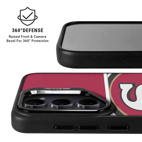 NFL San Francisco 49ers Zone Block Galaxy S25 Kickstand Case