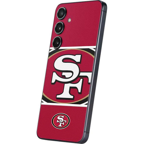 NFL San Francisco 49ers Zone Block Galaxy S24 Plus Skin