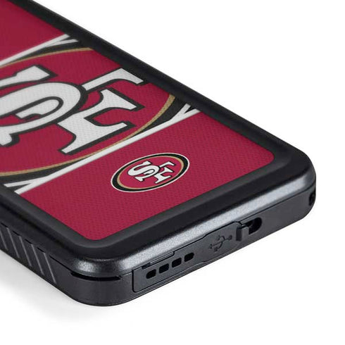 NFL San Francisco 49ers Zone Block Galaxy S24 Plus Waterproof Case