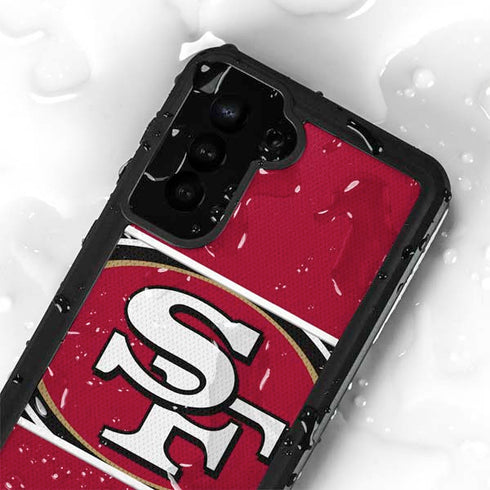 NFL San Francisco 49ers Zone Block Galaxy S24 Plus Waterproof Case