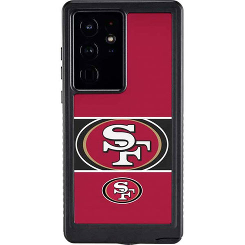 NFL San Francisco 49ers Zone Block Galaxy S24 Ultra Waterproof Case