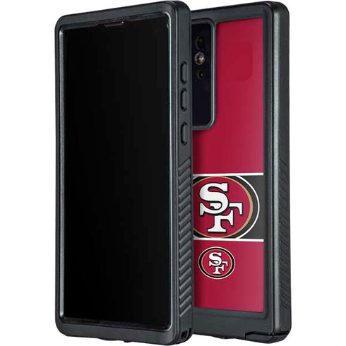 NFL San Francisco 49ers Zone Block Galaxy S24 Ultra Waterproof Case