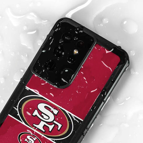NFL San Francisco 49ers Zone Block Galaxy S24 Ultra Waterproof Case