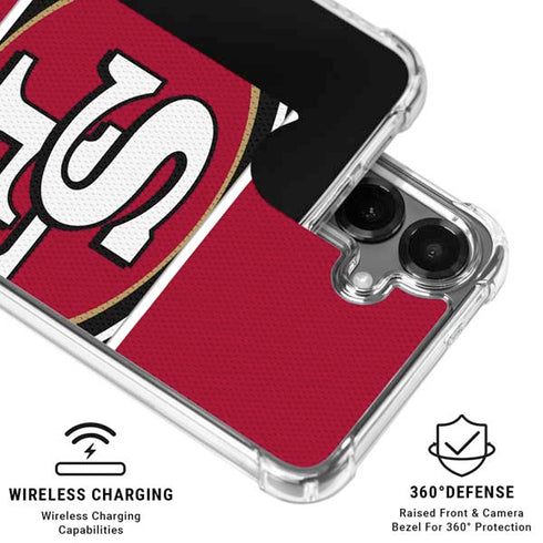 NFL San Francisco 49ers Zone Block Galaxy S26 Clear Case