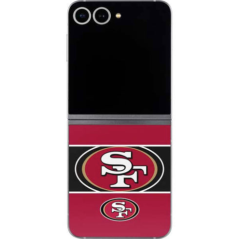 NFL San Francisco 49ers Zone Block Galaxy Z Flip6 Skin