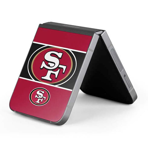 NFL San Francisco 49ers Zone Block Galaxy Z Flip6 Skin