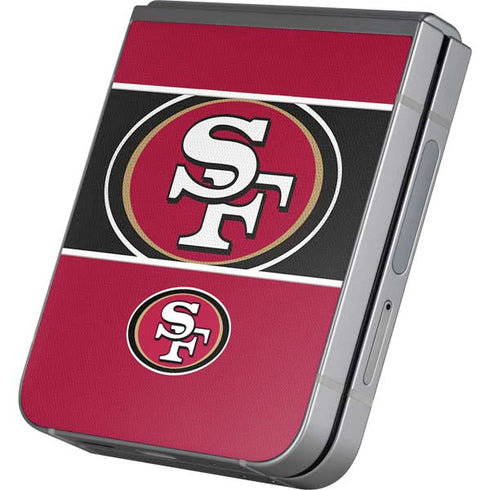NFL San Francisco 49ers Zone Block Galaxy Z Flip6 Skin