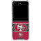 NFL San Francisco 49ers Zone Block Galaxy Z Flip6 Clear Case