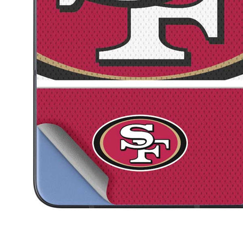 NFL San Francisco 49ers Zone Block Galaxy Z Fold5 5G Skin