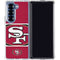 NFL San Francisco 49ers Zone Block Galaxy Z Fold6 Clear Case