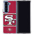 NFL San Francisco 49ers Zone Block Galaxy Z Fold6 Clear Case