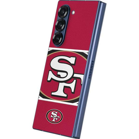 NFL San Francisco 49ers Zone Block Galaxy Z Fold6 Skin